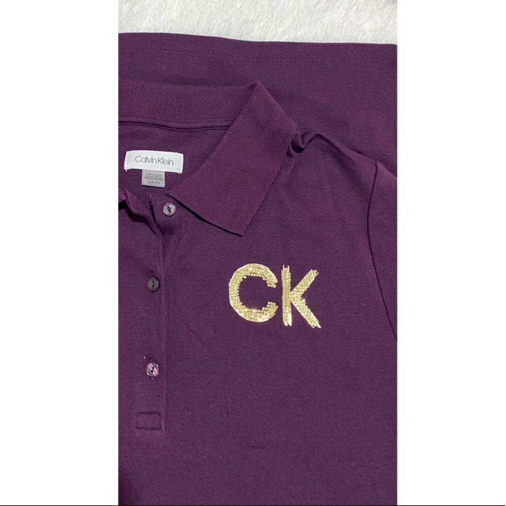 NWT Calvin Klein Mini Polo Dress Size M - Picture 4 of 13